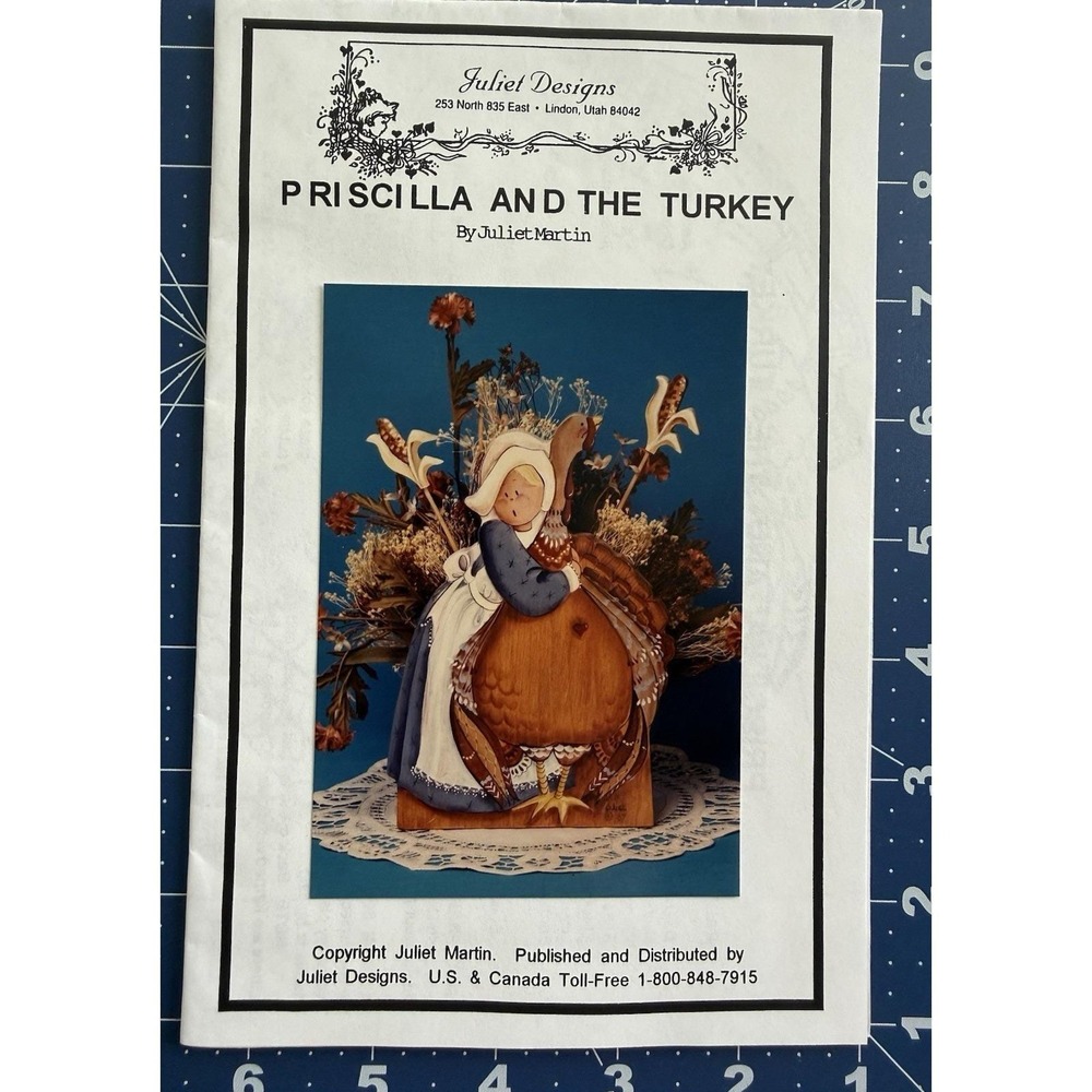 Vintage Tole Painting Pattern Packet: Priscilla‎ Turkey by Juliet Martin